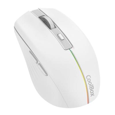 Wireless muis CoolBox W01 Wit 1600 dpi