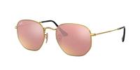 Ray-Ban HEXAGONAL FLAT LENSES zonnebril Zeshoekig - thumbnail