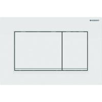 Geberit Sigma 20 (ex Sigma 30) bedieningspaneel glans wit/mat wit voor Sigma reservoirs 8cm (UP720) en 12cm (UP320) - thumbnail