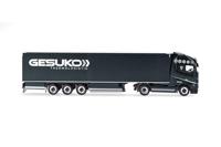 Herpa 318280 H0 Vrachtwagen Volvo FH 16 GL XL 2020 koelkoffer-zadeltrein „GESUKO” - thumbnail