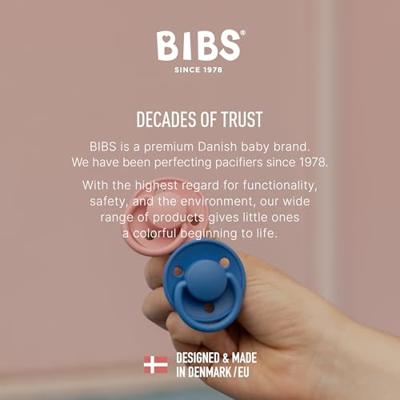 Set van 2 BIBS De Lux siliconen spenen amandelgroen + wolkengrijs