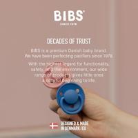 Set van 2 BIBS De Lux siliconen spenen amandelgroen + wolkengrijs - thumbnail