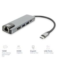 ACT usb-c 4k docking station for hdmi monitor, ethernet pd - thumbnail