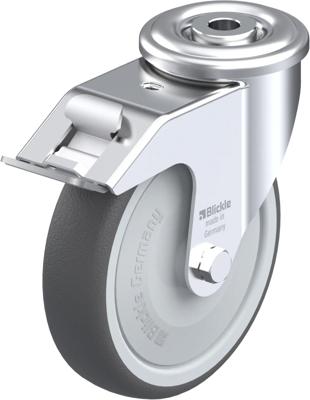 Blickle LER-PATH 125KF-FI Zwenkwiel met rem Wieldiameter: 125 mm Draagvermogen (max.): 150 kg 1 stuk(s) Blickle LER-PATH 125KF-FI Zwenkwiel met rem Wieldiameter: 125 mm Draagvermogen (max.): 150 kg 1 stuk(s)