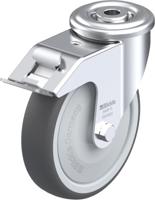 Blickle LER-PATH 125KF-FI Zwenkwiel met rem Wieldiameter: 125 mm Draagvermogen (max.): 150 kg 1 stuk(s) - thumbnail