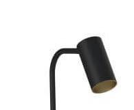 Lyora Zwart met gouden leeslampMono - 7717 - thumbnail