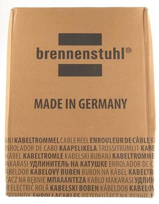 Brennenstuhl Kabelhaspel 25 mtr | IP44 | 3G1.5 | Rubber | Kort buitengebruik | 1198520 - 1198520 - thumbnail