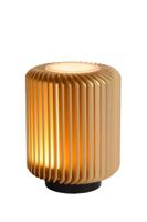 Lucide TURBIN - Tafellamp - Ø 10,6 cm - LED - 1x5W 3000K - Mat Goud / Messing - thumbnail