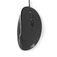 Ergonomic Wired Mouse | 3200 DPI | 6-Button | Black - thumbnail