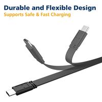 Akasa AK-CBUB60-10BK USB 3.2 Gen 2x2 20Gbps 46W USB Type-C 1m - thumbnail