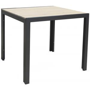 Jersey tuintafel zand vierkant 90 cm Jersey tuintafel zand vierkant 90 cm