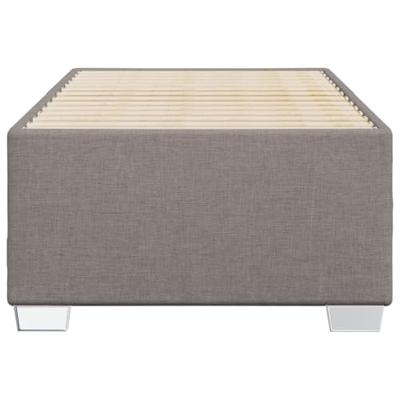 Bedframe zonder matras 80x200 cm stof taupe