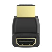 Hama High-speed HDMI-hoekadapter, stekker - koppeling, 90 graden HDMI kabel Zwart - thumbnail