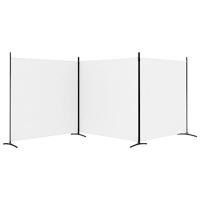 Kamerscherm met 3 panelen 525x180 cm stof wit - thumbnail