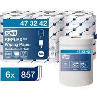 Tork Reflex Wiping poetspapier, centerfeed, 1-laags, systeem M4, pak van 6 rollen - thumbnail