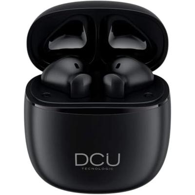 DCU Tecnologic Mini Mate Bluetooth 5.1, USB type C, met touch-bediening, ingebouwde microfoon, handsfree, zweetbestendig, IPX4, compatibel met Android en iOS, zwart
