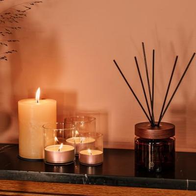 Spaas Theelichtjes Rosegold 24st