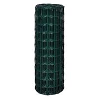 VidaXL Euro hek 25x1,7 m staal groen - thumbnail