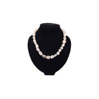 Edelstenen Ketting Roze Kwarts Nugget - thumbnail