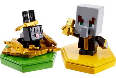 Minecraft - Boost Mini Figure 2-Pack - Undying Evoker & Snacking Rabbit (GKT44)
