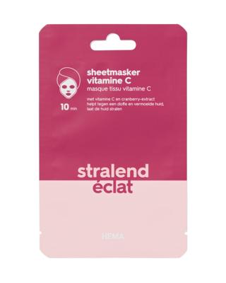 HEMA Sheetmasker stralend