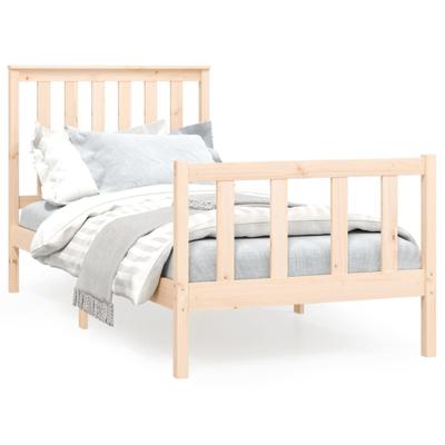 Bedframe zonder matras massief grenenhout 100x200 cm