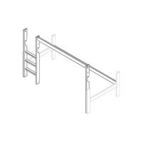 Lifetime rechte trap en onderdelen voor bed 4625 - thumbnail