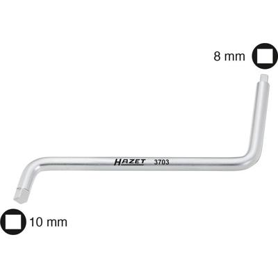 HAZET olieservice sleutel "3703" oil service key 8x10 3703