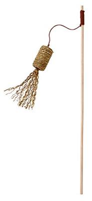 Speelhengel nature 41 cm van zeegras