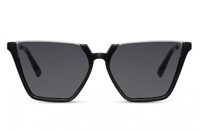 CWI zonnebril dames semi randloos cat. 3 zwart/zwart CWI zonnebril dames semi randloos cat. 3 zwart/zwart