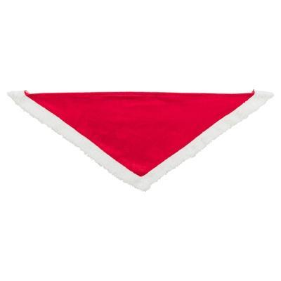 TRIXIE KERSTBANDANA VELVET LOOK ROOD ASSORTI