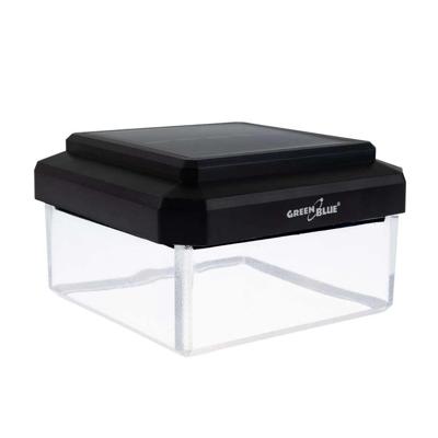 GreenBlue LED-zonnelamp voor paal, 80x80 mm, envelopvormige kap, 3200 K, GB127 WW