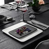 VILLEROY & BOCH - Manufacture Rock - Rechthoekig bord 28x17cm - thumbnail