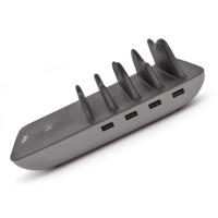 TA-7 4 port USB hub Qi fast wireless charging pad - thumbnail