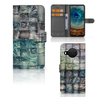 Wallet Case met Pasjes Nokia X10 | Nokia X20 Spijkerbroeken Wallet Case met Pasjes Nokia X10 | Nokia X20 Spijkerbroeken