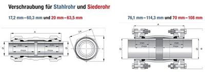 Kirchhoff GEBO TG schroefdraadkoppeling, type O 1" - 01.150.02.03