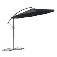 Zweefparasol Menorca 300 cm antraciet - thumbnail