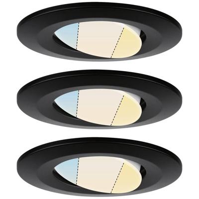 Paulmann 93096 Calla WhiteSwitch LED-inbouwlamp LED 15 W Zwart (mat) Paulmann 93096 Calla WhiteSwitch LED-inbouwlamp LED 15 W Zwart (mat)