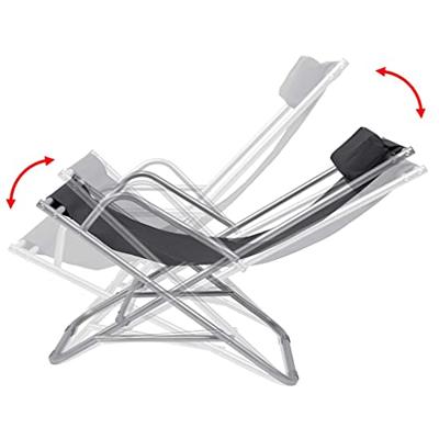 Terrasstoelen verstelbaar 2 st staal zwart