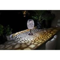 Solar lantaarn - GALIX - G2003 - Koper metaal - Witte LED 10 lumen - H35 cm - thumbnail