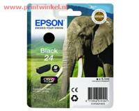 Epson Elephant Singlepack Black 24 Claria Photo HD Ink - thumbnail