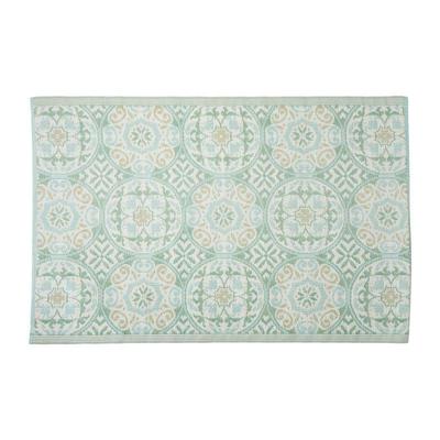 Buitenkleed cirkels - groen - 120x180 cm Buitenkleed cirkels - groen - 120x180 cm