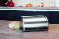 Brabantia broodtrommel met schuifdeksel medium matt steel - thumbnail