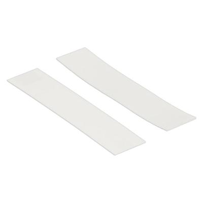 Kowo kunststof raster glasblokjes (100x) - 22x1mm - wit