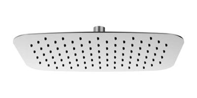 UFO ovale hoofddouche 300x200x2 geborsteld staal UFO ovale hoofddouche 300x200x2 geborsteld staal