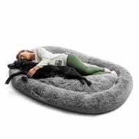 Hondenbed voor mensen | Human Dog Bed XXL InnovaGoods Grey - thumbnail