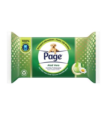 Page Vochtig Toiletpapier Aloë Vera Page Vochtig Toiletpapier Aloë Vera
