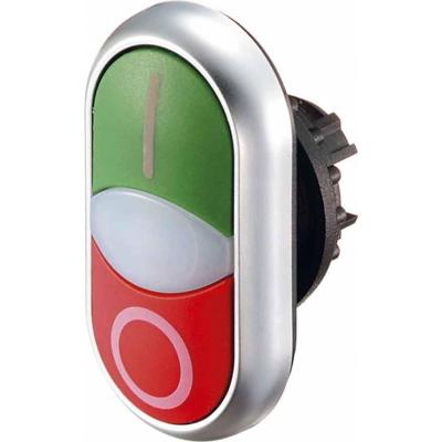 Eaton 218145 M22-DDL-S-X4/X5 Dubbele drukknop Kunststof frontring 2 knoppen 1 stuk(s) Piece