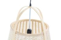 Plafondlamp DKD Home Decor 47 x 47 x 64 cm Natuurlijk Crème 50 W - thumbnail