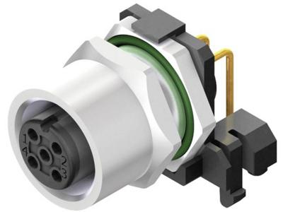 Weidmüller 2423450000 Sensor/actuator inbouwconnector M12 Aantal polen (sensoren): 4 Bus, inbouw horizontaal 10 stuk(s)